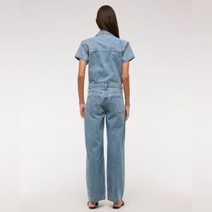 NWT Abercrombie & Fitch Blue Denim Jumpsuit